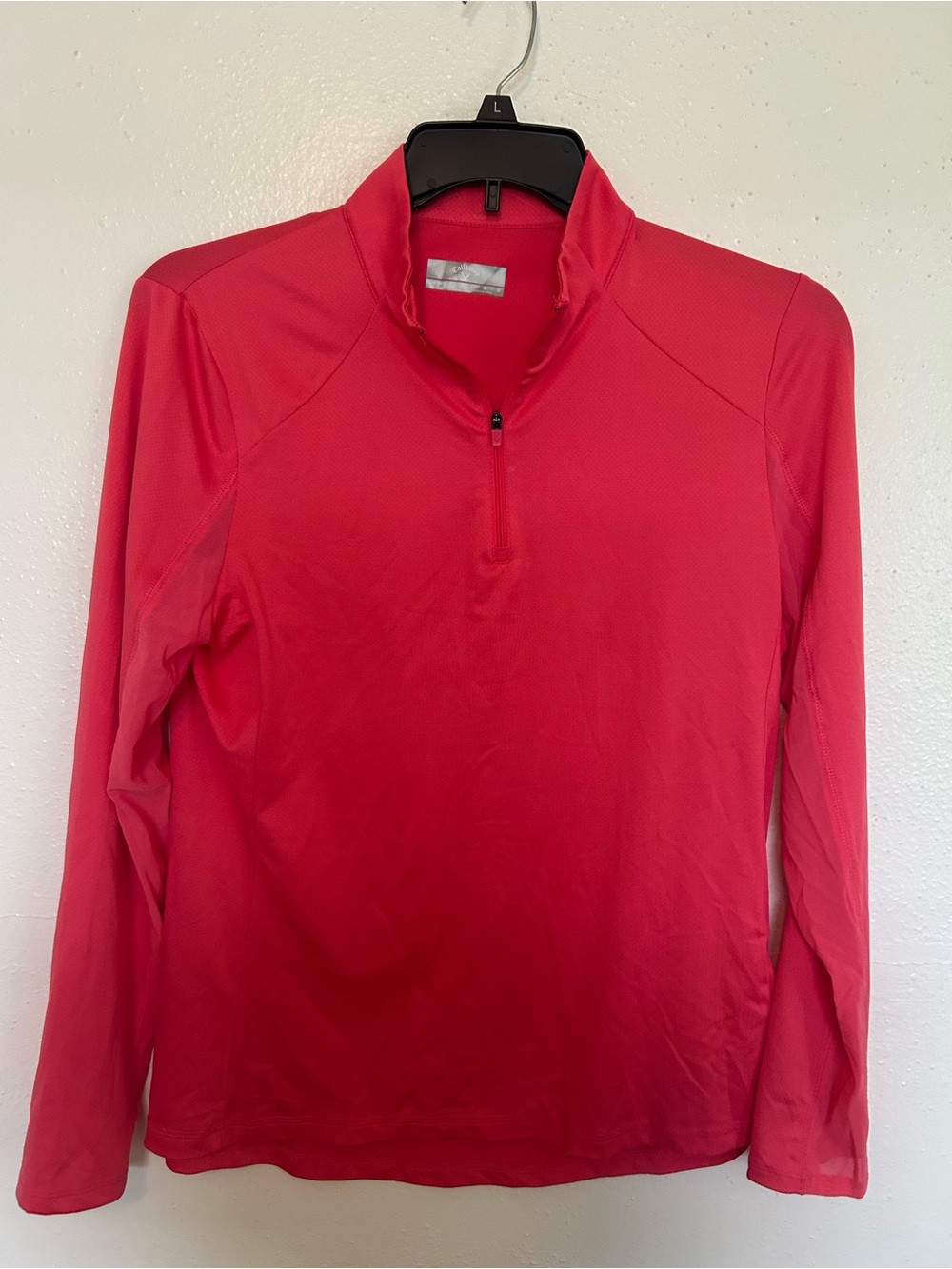 Callaway Women's Long Sleeve Quarter-Zip Top - Hot Pink